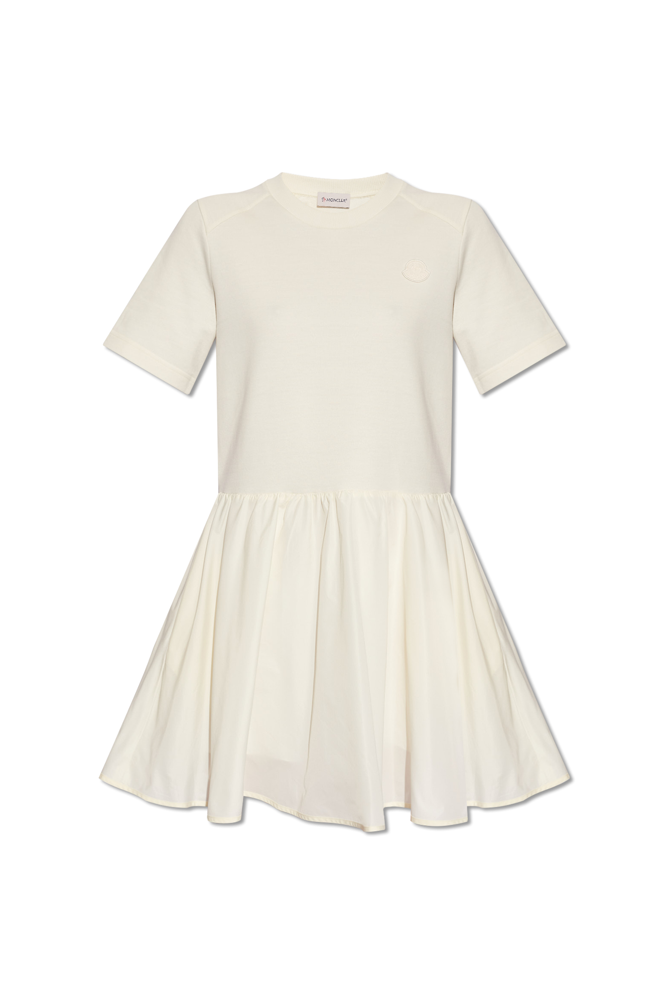 MONCLER 半袖ワンピース アイボリー 14a Moncler Short-sleeved dress | Women's | Vitkac
